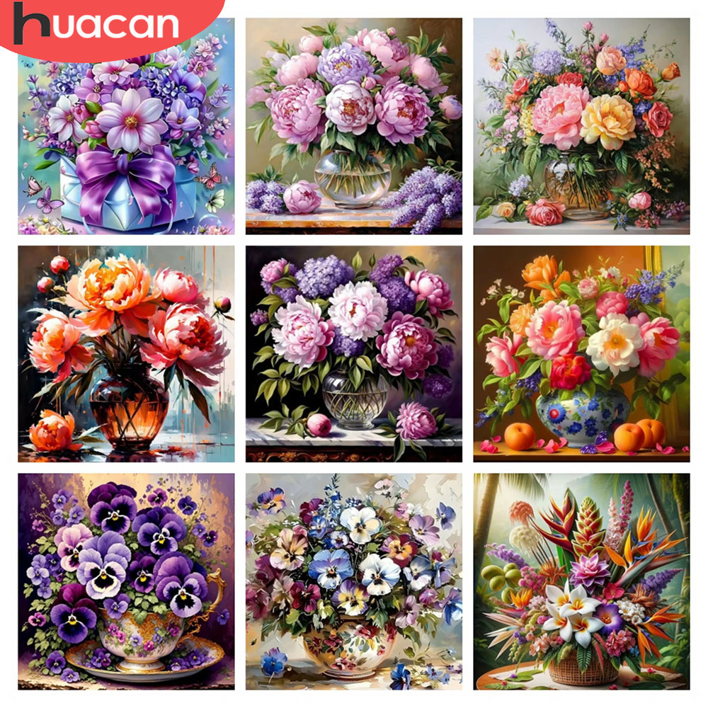 Resin Art Rose - HUACAN 5D الماس الفسيفساء روز زهرة