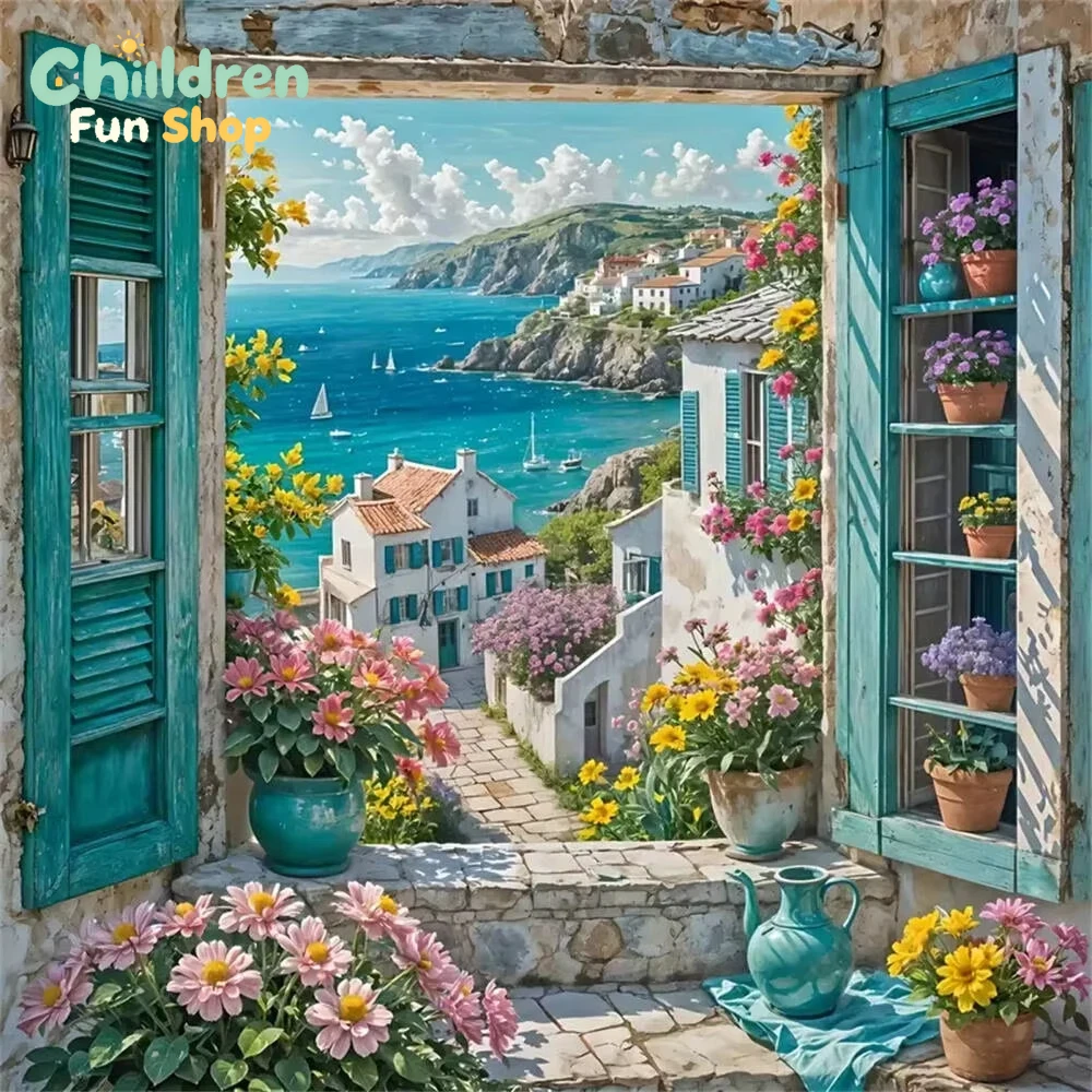لوحة ماسية زرقاء بتصميم زهور و - مراجعة Resin Art Wallpaper وسعره