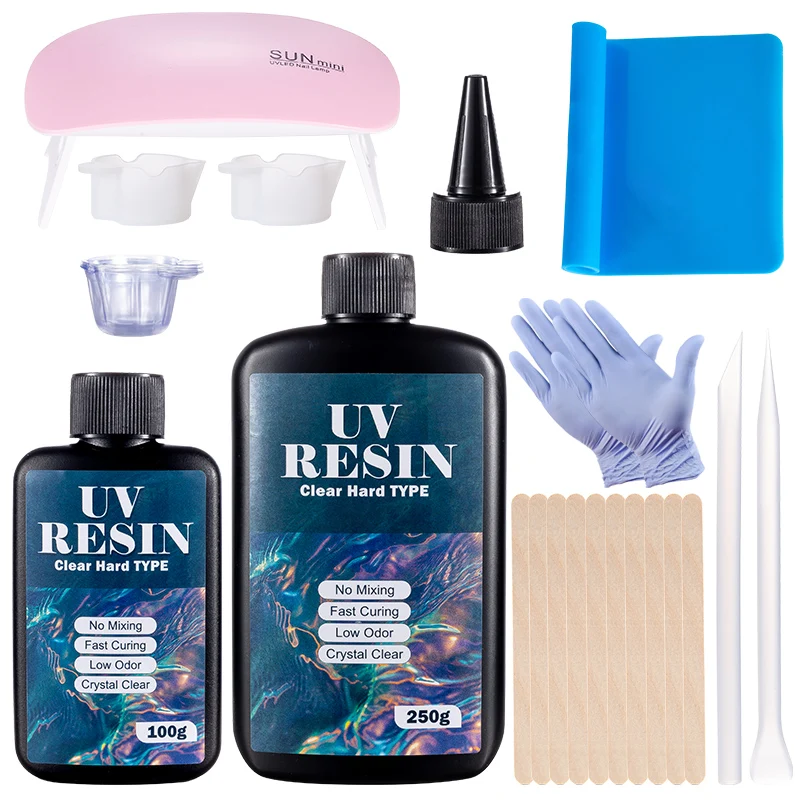 مجموعة غراء راتينج الأشعة فوق  - مراجعة Resin Art Equipment وسعره