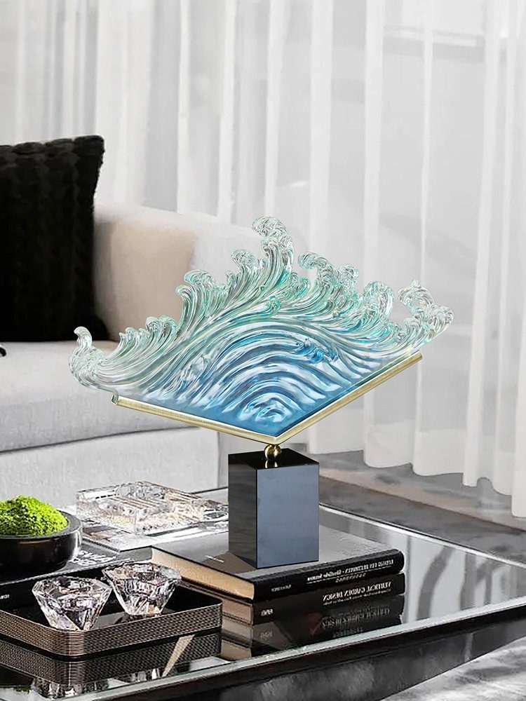 تمثال منحوت من الراتنج الشفاف  - مراجعة Resin Art Wedding Gift وسعره
